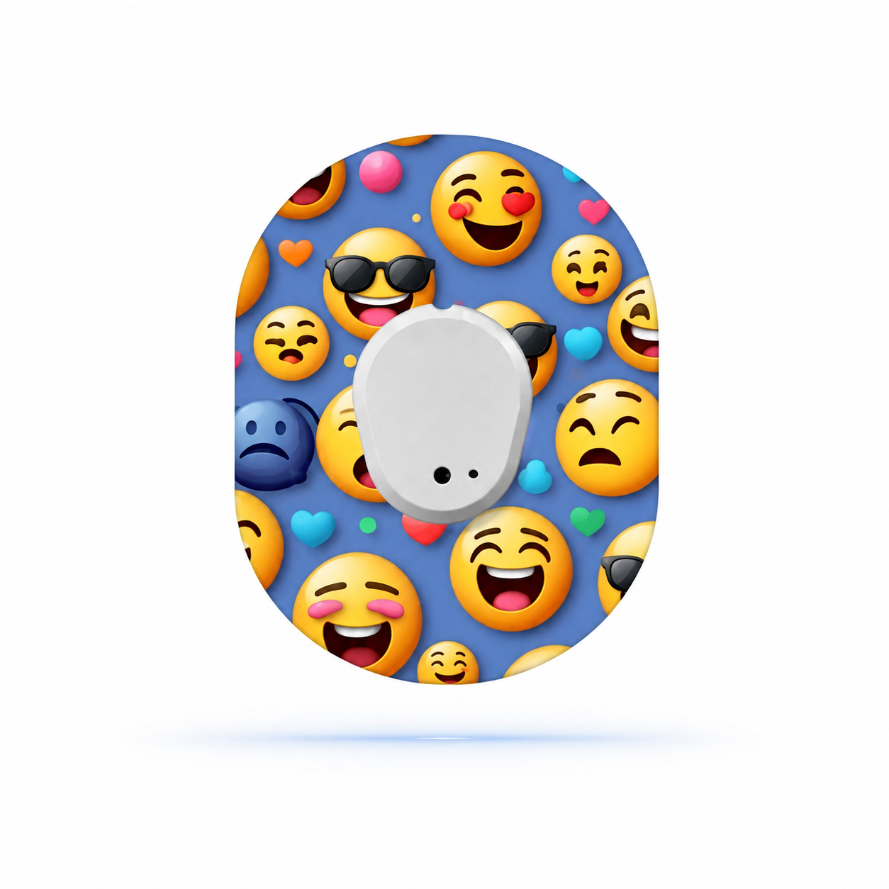 Dexcom G7 CGM-sensor overpatches – Smiley Emoji