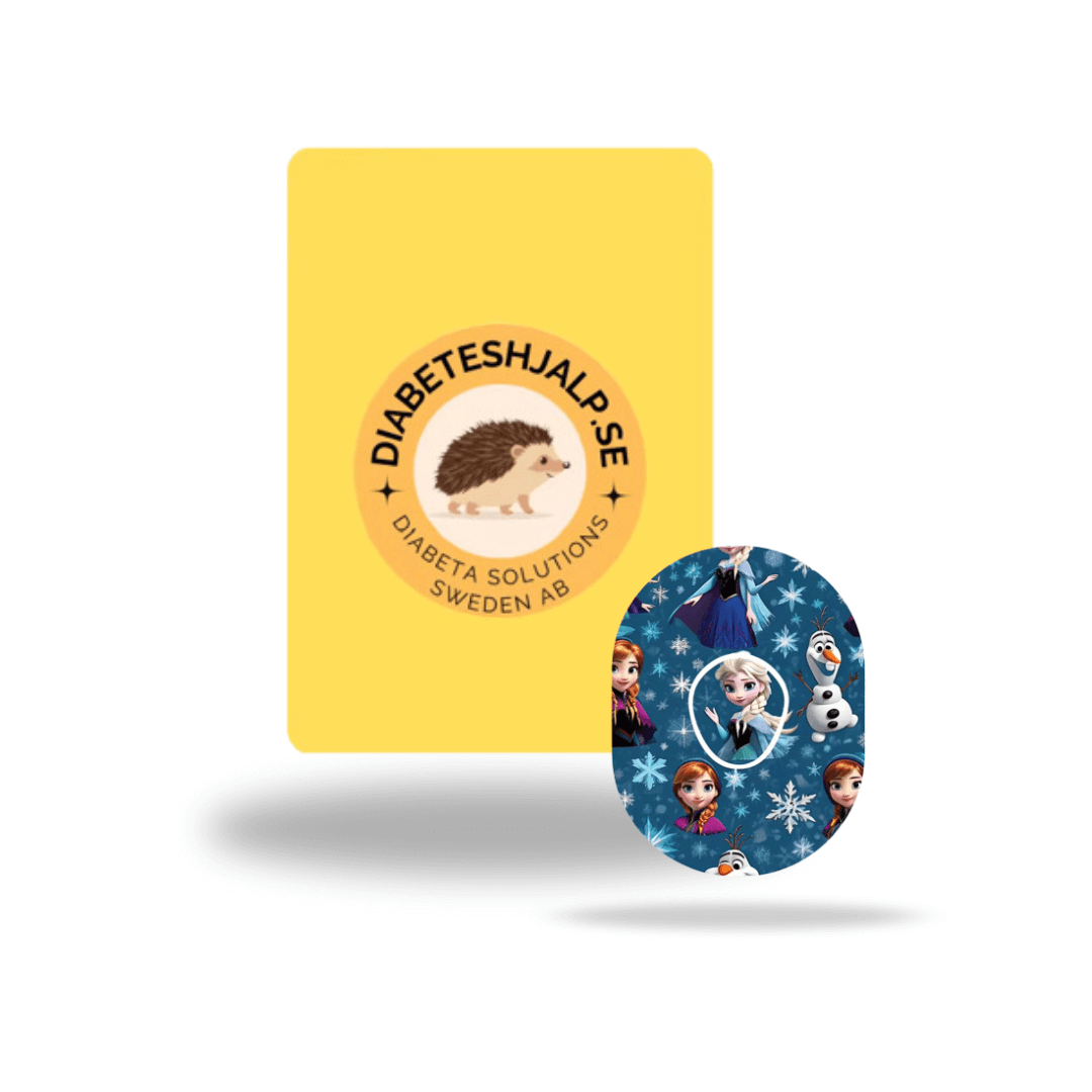 Diabeteshjalp Sensor plåster Frozen CGM-Sensor overpatch för Dexcom G7 inkl. Sensor Sticker
