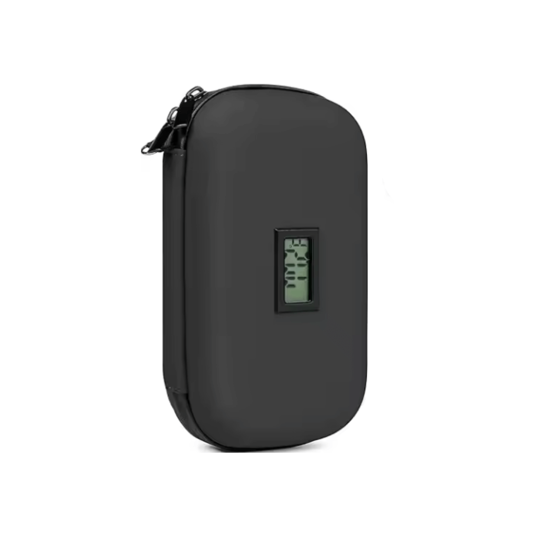 DiaCase Black kylfodral - säkert och smart förvaring för temperaturkänsliga produkter. Praktisk och stilren design i svart.