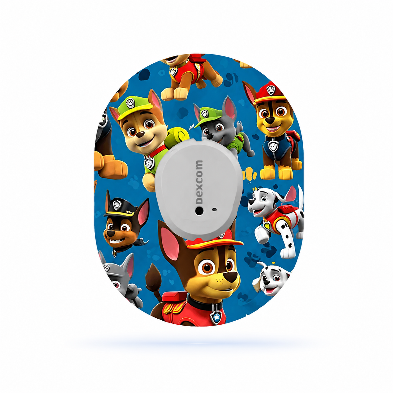DiabetaGuard – Paw Patrol CGM Patches for Dexcom G7 Sensor (5-pack)