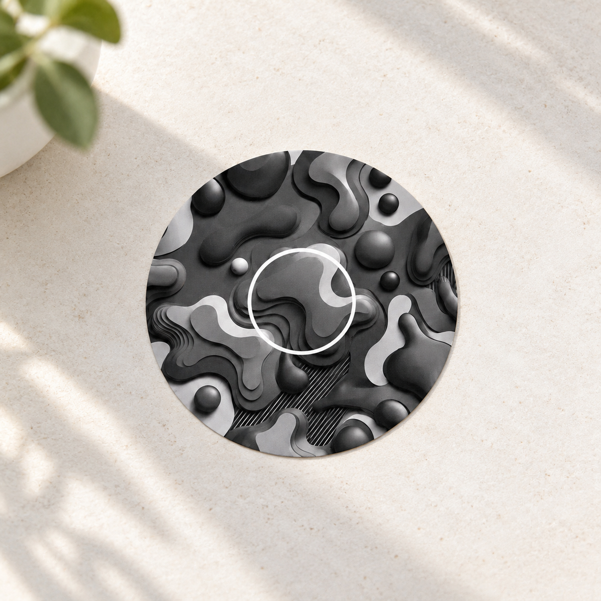 Freestyle Libre 3 CGM-sensor overpatches – Camouflage Grey inkl. Sensor Sticker
