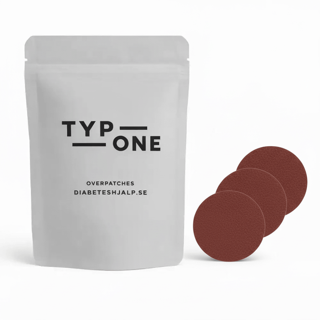 Dexcom ONE+ Sensorplåster Brown – Vattentåliga overpatches, bruna sensorplåster för diskret och hållbar passform