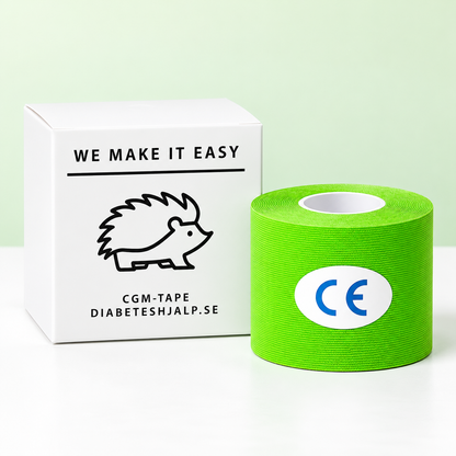 Tejp för CGM-sensor & Insulinpump – Extra Fixering