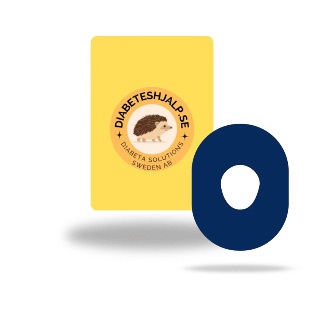 Dexcom G7 Navy Blue StayActive CGM-sensor overpatches.