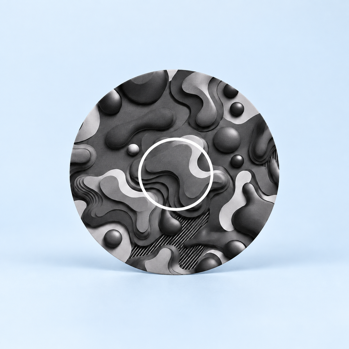 Freestyle Libre 3 CGM-sensor overpatches – Camouflage Grey inkl. Sensor Sticker