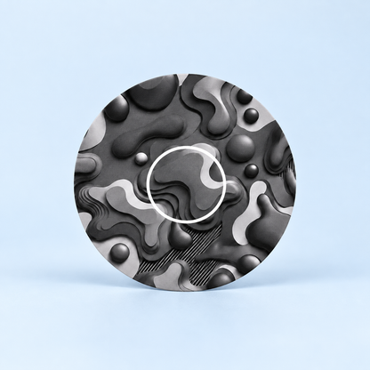 Freestyle Libre 3 CGM-sensor overpatches – Camouflage Grey inkl. Sensor Sticker