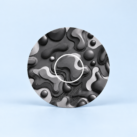 Freestyle Libre 3 CGM-sensor overpatches – Camouflage Grey inkl. Sensor Sticker