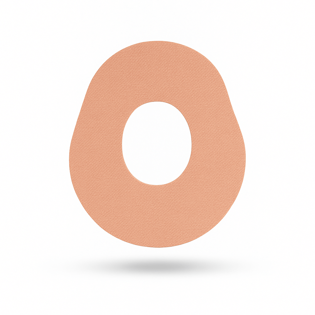 Dexcom G7 Sport CGM-Sensor överplåster i beige för säkert sensorfäste vid träning och vardagsaktiviteter.