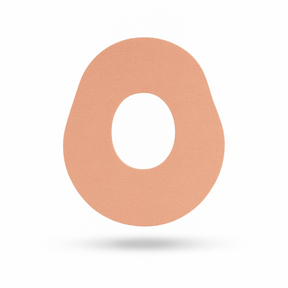 Dexcom G7 Sport CGM-Sensor överplåster i beige för säkert sensorfäste vid träning och vardagsaktiviteter.