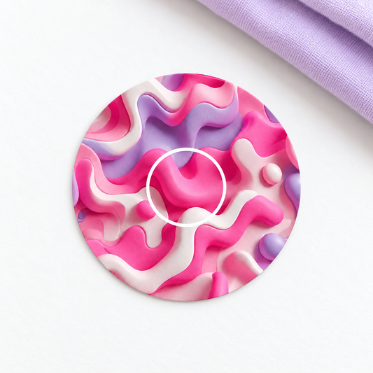 Camouflage Army Pink CGM Sensor Patch för Freestyle Libre 3 inkl. Sensor Sticker