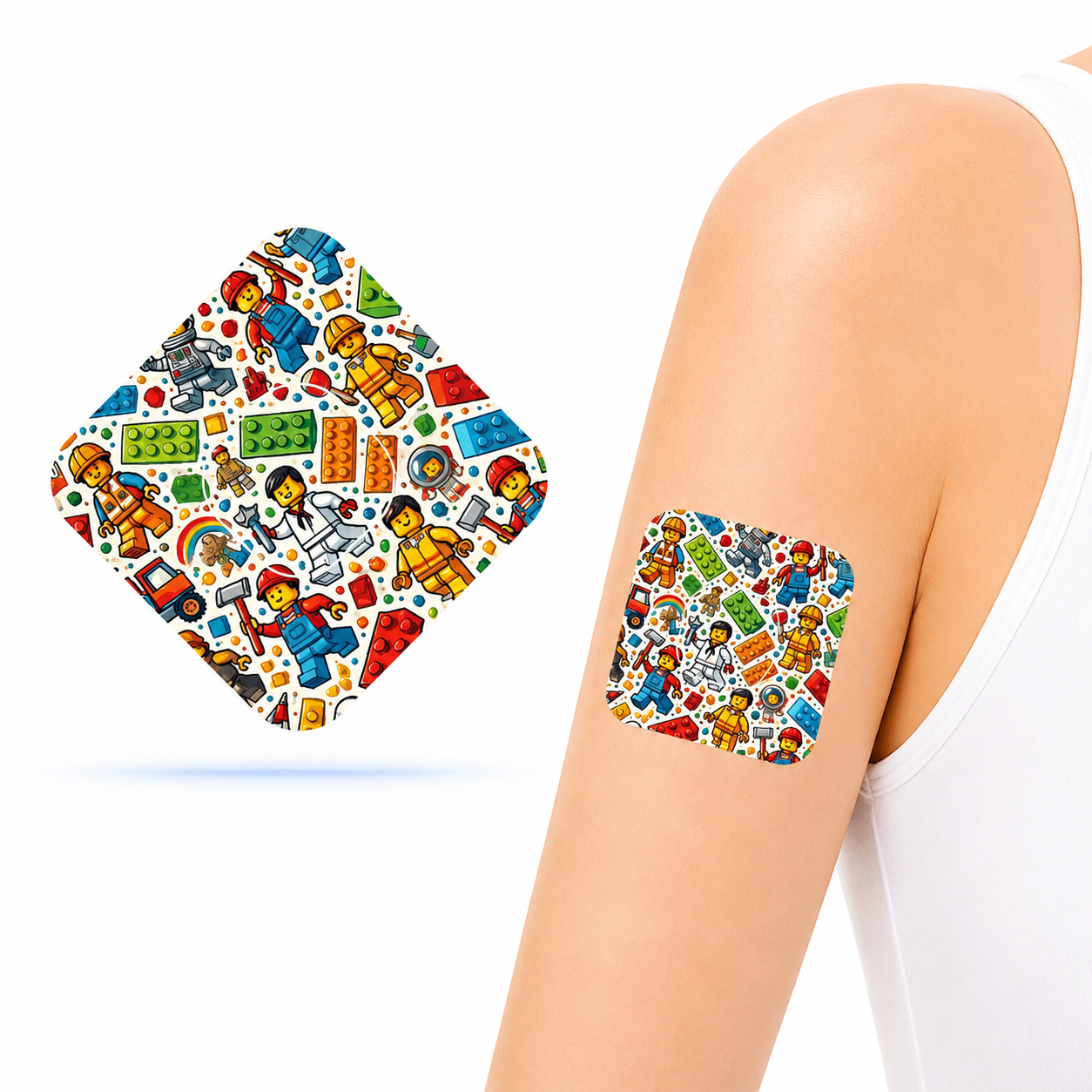 Simplera Sync CGM-sensor overpatches – Happy Mix Pack (4-pack)
