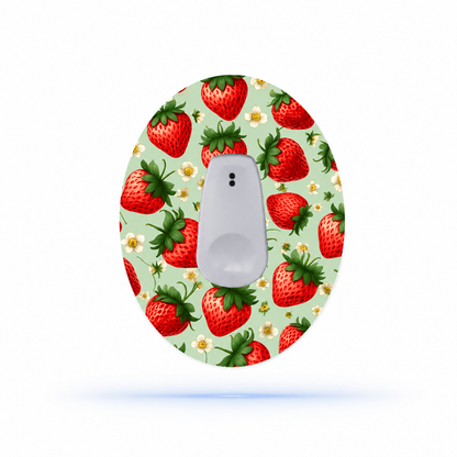 Dexcom G6 Strawberry CGM-sensor overpatches