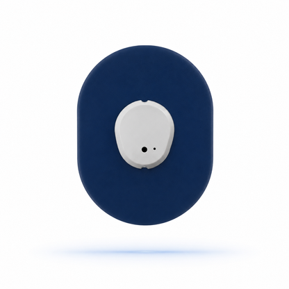 DiabetaGuard – Navy Blue CGM Patches for Dexcom G7 Sensor (10-pack)
