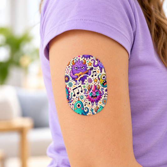 Dexcom G7 CGM-sensor overpatches – My Singing Monsters inkl. Sensor Sticker