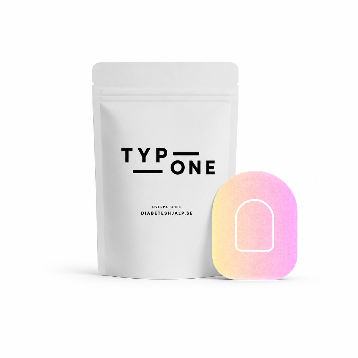 Pinkish Overpatches for Omnipod 5 and Dash – incl. Pumpsticker