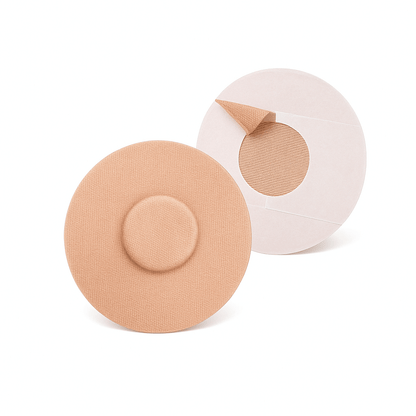 Freestyle Libre 1,2 och 3 Beige sensor overpatch för säker sensorfästning