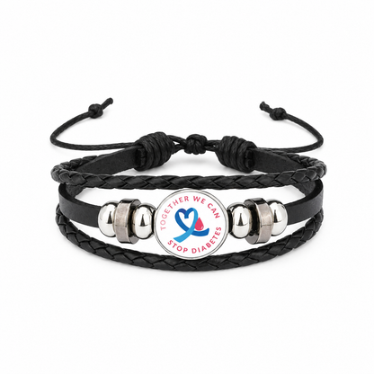 Diabeta Alert Bracelet - Type 1 and Type 2 Diabetes - wear with pride