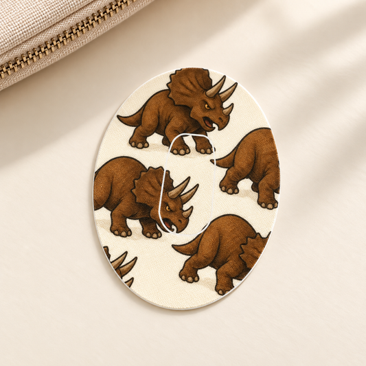 Dexcom G6 Triceratops Overpatches – Dinosauriestyrka i vardagen