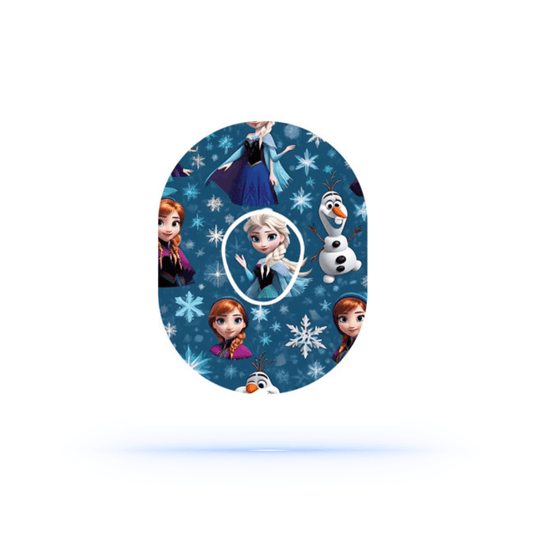 Diabeteshjalp Sensor plåster Frozen CGM-Sensor overpatch för Dexcom G7 inkl. Sensor Sticker