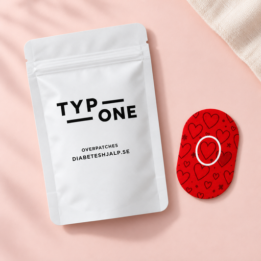 Dexcom One+ Heart Overpatches – Kärlek & Trygghet i Ett