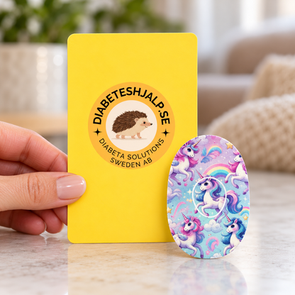Dexcom G7 CGM-sensor overpatch – Unicorn inkl. Sensor Sticker