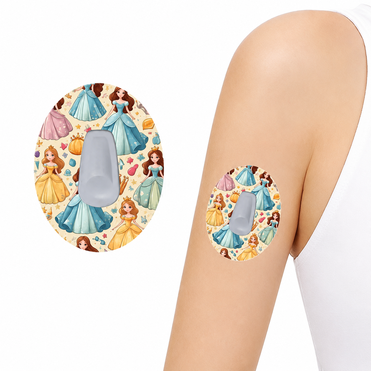 DiabetaGuard - Princess CGM Patches for Dexcom G6 (10-pack)