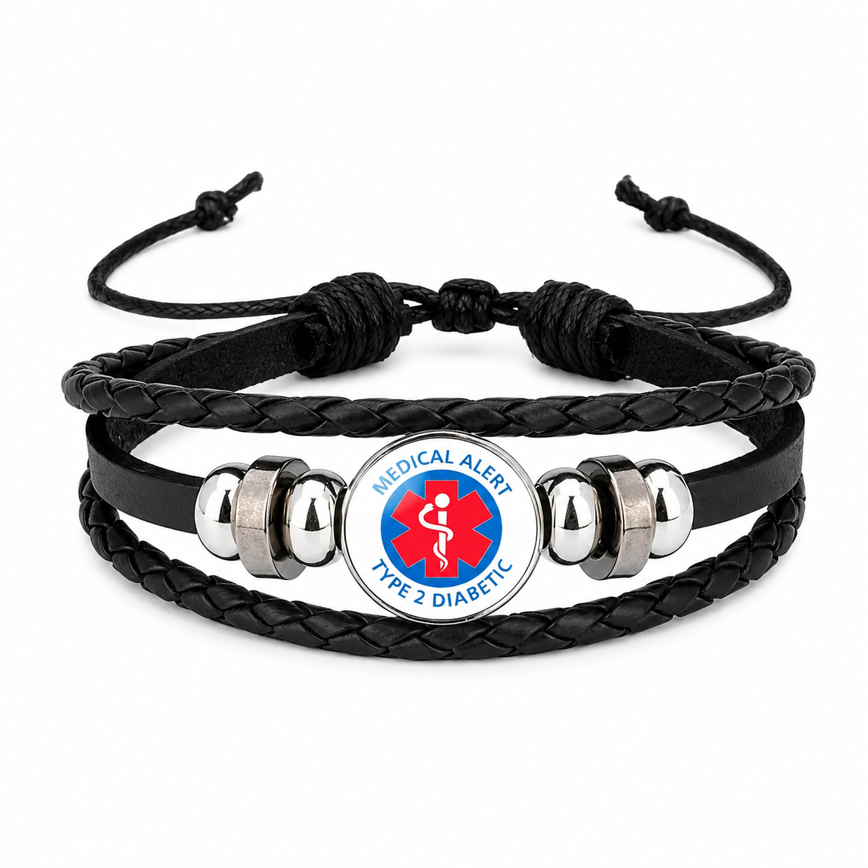 Diabeta Alert Bracelet - Type 1 and Type 2 Diabetes - wear with pride