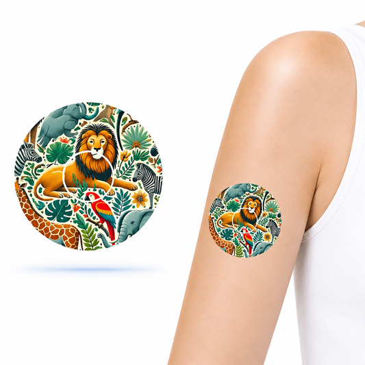 Animal Kingdom CGM Sensor Patch for Freestyle Libre 3 (10-pack) incl. Sensor Sticker