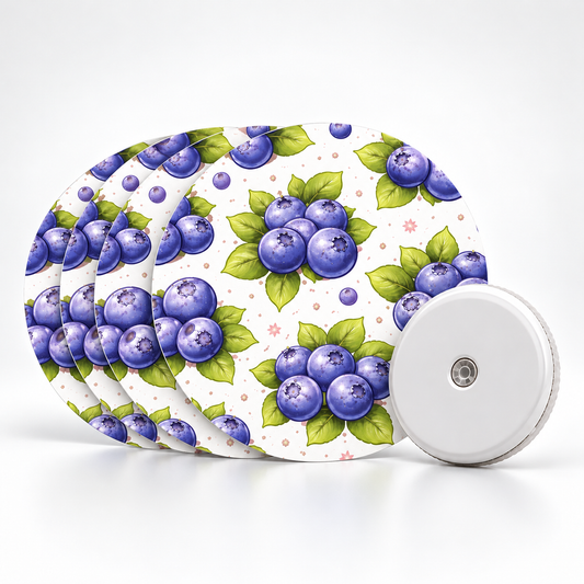 Freestyle Libre 1 & 2 Sensorplåster Blueberry – Vattentåliga overpatches