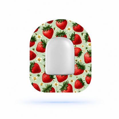 Strawberry Universal Pump Patch for Omnipod (10-pack)