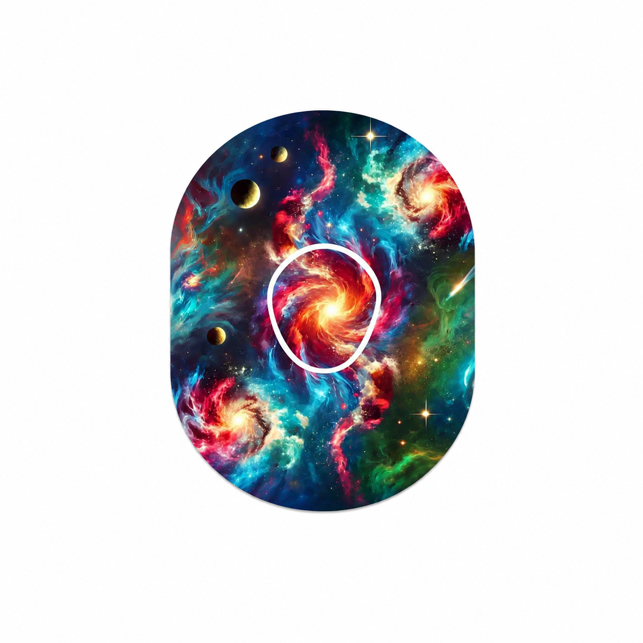 Galaxy CGM sensor Patches Ink. CGM Sticker for Dexcom G7 (5-pack)