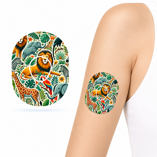 Animal Kingdom CGM-patchar för Dexcom G7 inkl. Sensor Sticker