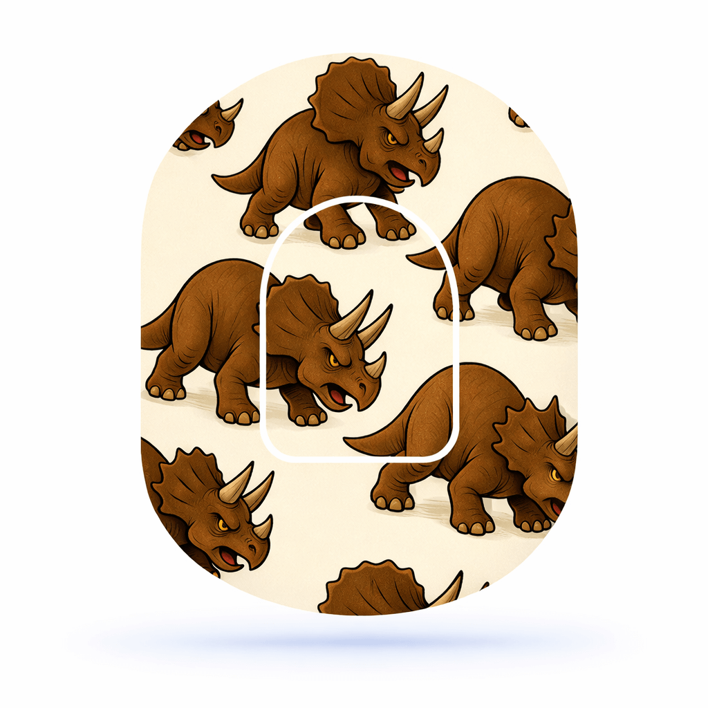 Omnipod Overpatch Triceratops – Extra Attachment for Pod