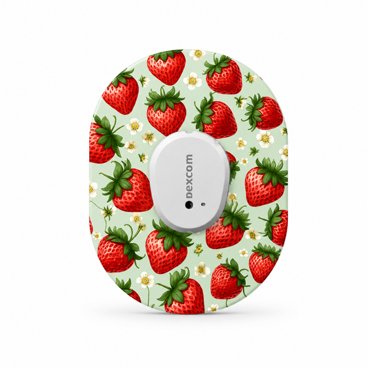 Dexcom G7 Strawberry CGM-sensor overpatches
