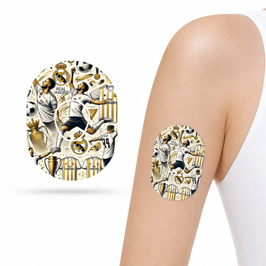 Dexcom One+ CGM-sensor overpatches – Real Madrid inkl. Sensor Sticker