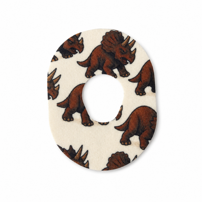 Dexcom G7 Dinokids Mix CGM Overpatch – T-Rex & Triceratops.