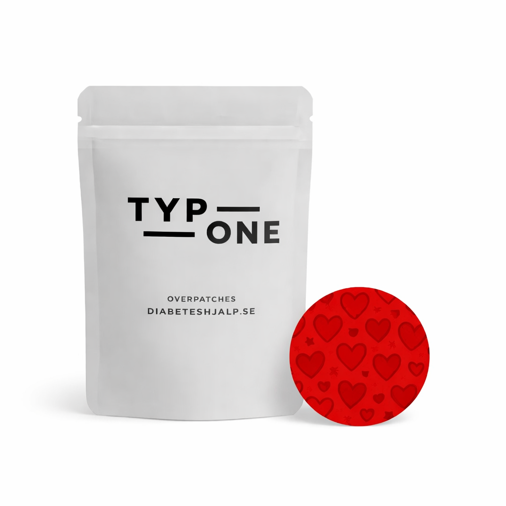 Freestyle Libre 1, 2 & 3 Heart Overpatches – Kärlek, färg & trygghet