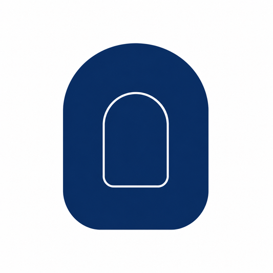 Omnipod Overpatches - Navy Blue &amp; Sticker