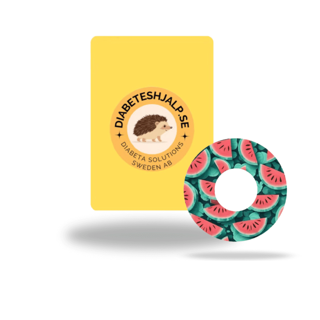 Freestyle Libre 1 & 2 Watermelon CGM-sensor overpatches.