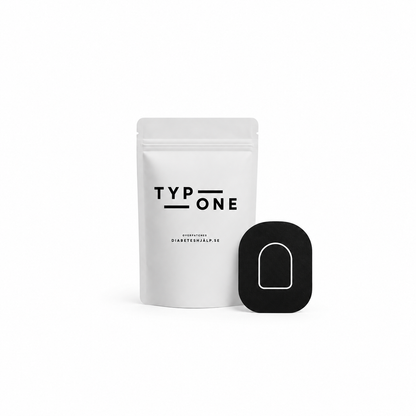 Black Overpatches for Omnipod 5 &amp; Dash – incl. pump sticker