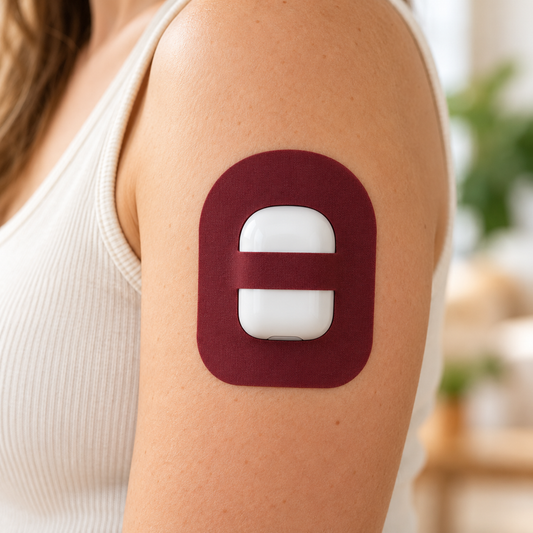 Omnipod brown Overpatches - Säker & Stabil Placering