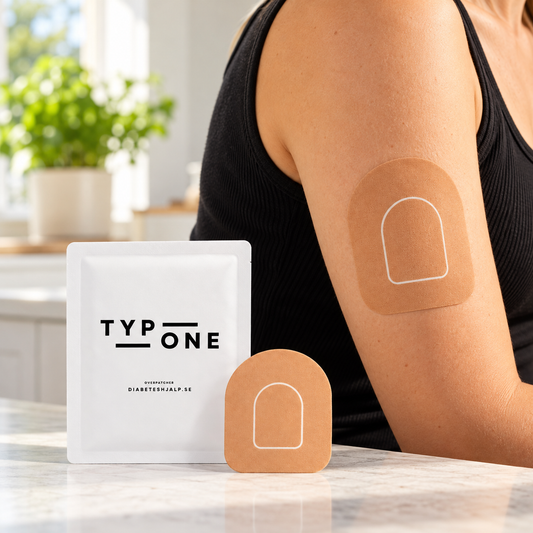 Beige Pump Overpatches – För Omnipod 5 & Dash (inkl. pump sticker)