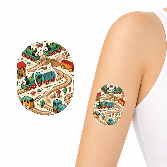 Dexcom G7 CGM-sensor overpatches – Brio Tåg inkl. Sensor Sticker