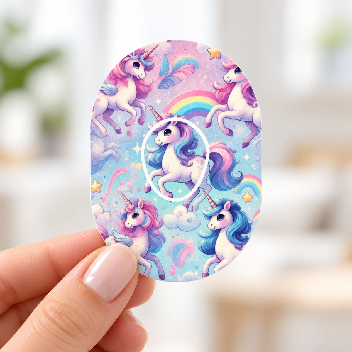 Dexcom G7 CGM-sensor overpatch – Unicorn inkl. Sensor Sticker