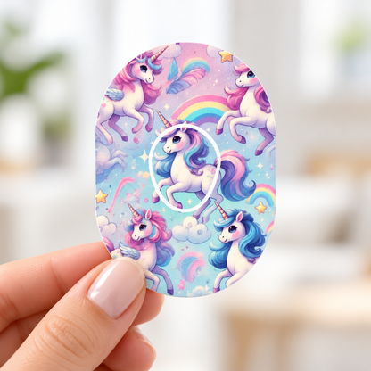 Dexcom G7 CGM-sensor overpatch – Unicorn inkl. Sensor Sticker
