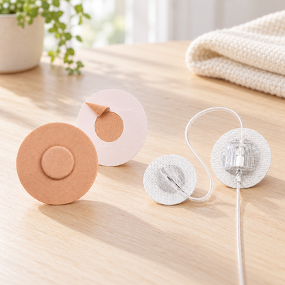 TruSteel™ Infusionsset Patches – Hudvänliga fixeringsplåster (10-pack)