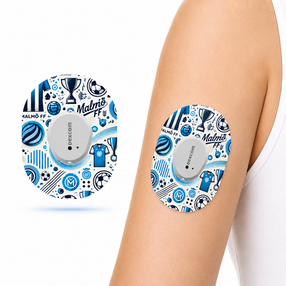 Malmö FF CGM Sensor Patches for Dexcom G7 (5-pack)