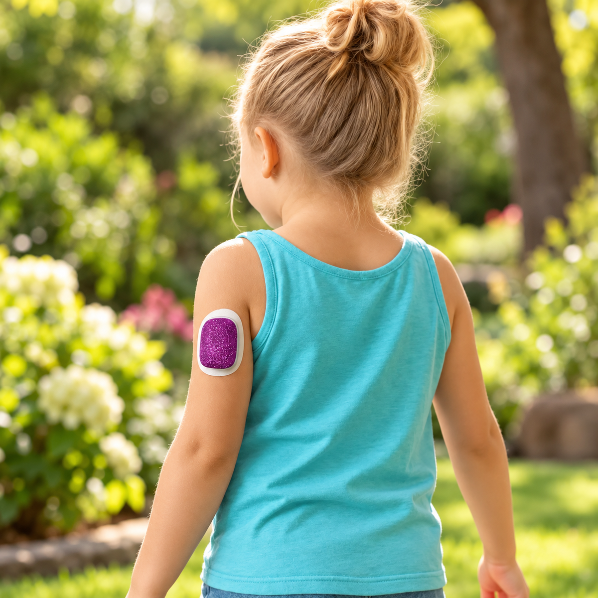Omnipod Glitterstickers - Dekorativa Stickers för din pump
