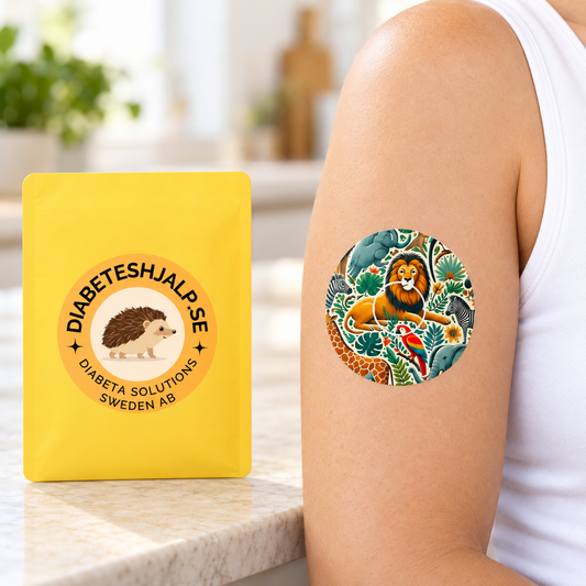 Freestyle Libre 3 CGM-sensor overpatches – Animal Kingdom inkl. Sensor Sticker