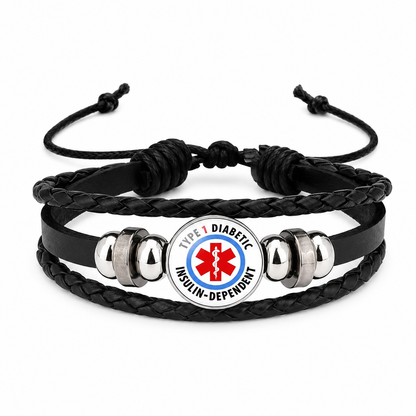 Diabeta Alert Bracelet - Type 1 and Type 2 Diabetes - wear with pride